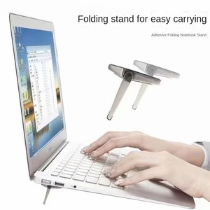 <b>Laptop</b> Aluminum Alloy Foldable Desktop <b>Stand</b> with Shield Design High Bracket - Product Image 4