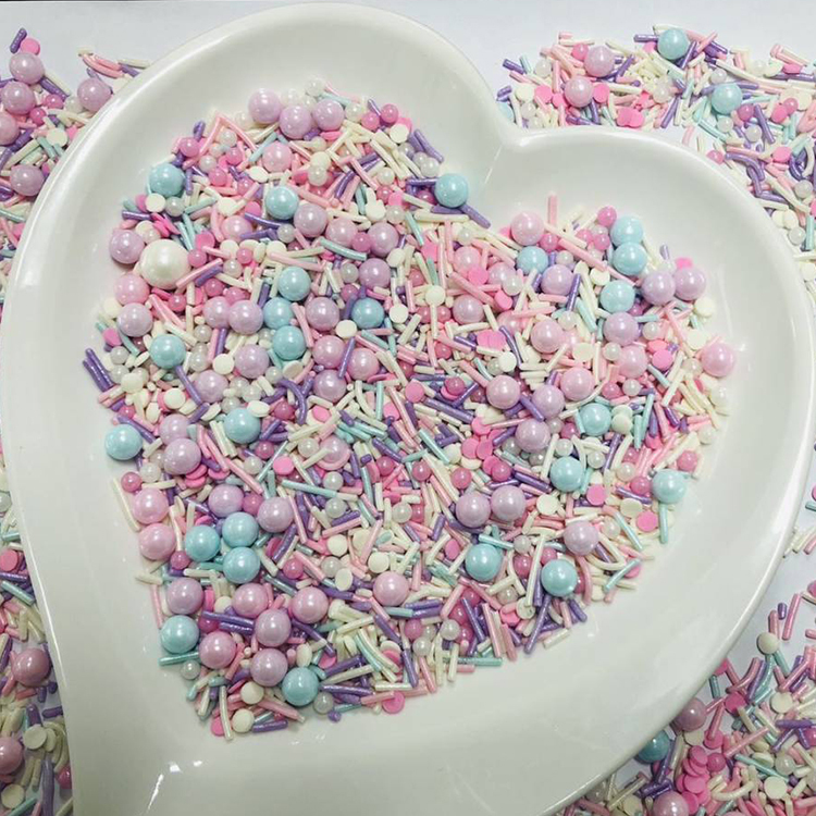 Bright Colorful Mix Cake Decoration Sprinkles