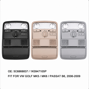 5C6868837 1K0947105P Gruppo Interruttore Luce Interna e Tettuccio Apribile per <span class=keywords><strong>VW</strong></span> Golf MK5 MK6 <span class=keywords><strong>Passat</strong></span> B6 2006-2009, Parti Interne <span class=keywords><strong>Auto</strong></span> - Product Image 1