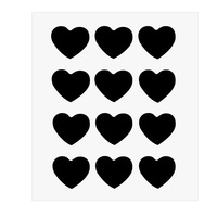 Patch anti-boutons en extrait d'aloe vera personnalisé de haute qualité, Black Heartt avec design de boîte