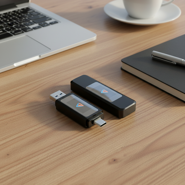 Customizable Metal TFT Screen USB 3.0 Flash Drive 32GB-512GB High Speed New Pen Drive for Corporate Data Management