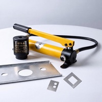 Kit d'outils de poinçonnage hydraulique SYK-8 avec pompe CP-180 400CC 22mm 12 tonnes, matrices pour trous de conduits en tôle CR12MOV, pour usine