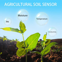Capteur d'humidité du sol, de conductivité électrique (EC), de pH et de température Lora Agriculture IP67 étanche, mesure précise, sans fil, testeur de sol 4-en-1