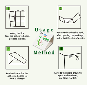 1 Piece Gecko <strong>Trap</strong>, <strong>Lizard</strong> Catcher, Catching Geckos in Household Cars &amp; Indoor, 1 Large Piece Can Be Divided Into 3 Small Pieces - Product Image 4