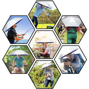 Ovida chapeau <span class=keywords><strong>parapluie</strong></span> chine meilleure qualité Portable étanche extérieur tête chapeau <span class=keywords><strong>parapluie</strong></span> <span class=keywords><strong>mains</strong></span> <span class=keywords><strong>libres</strong></span> chapeau <span class=keywords><strong>parapluie</strong></span> avec impression <span class=keywords><strong>de</strong></span> Logo - Product Image 3