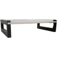 Bureau d'ordinateur pliable et support d'écran avec structure en fer et finition en zinc galvanisé