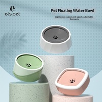 Nouveau Bestseller Gamelle d'eau universelle automatique rétractable pour chat et chien, style diamant carré, bicolore, garde la fourrure sèche, prévient l'humidification