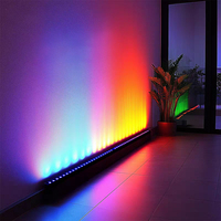 Lampu Bar LED DMX 24pcs untuk Luar Ruangan, Penerangan Fasad Arsitektur, Lampu Wall Washer Tahan Air