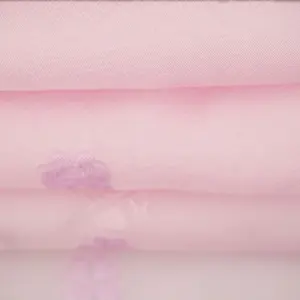 Оптовые продажи sakura печати шелковой ткани-Жаккардовая ткань для платьев, розовое цветочное Тюлевое платье Сакура, новый дизайн 2022