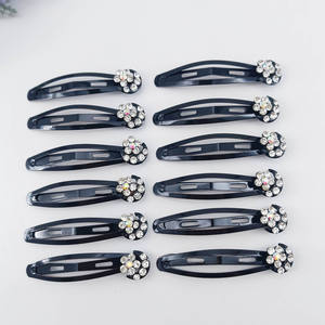 12 unids/bolsa 7cm regalo para niñas Metal mariposa estilo mujeres accesorios para el cabello brillo Rhinestone horquilla brillante BB Clip pinzas para el cabello - Product Image 4