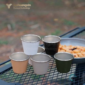 Taza de Acero Inoxidable de 50 ml, Color Sólido, para Bebidas, para Acampar al Aire Libre, Café, Té - Product Image 4