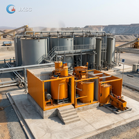 Usine de traitement de l'or par cyanuration 30-40 TPD CIP CIL avec cuve de lixiviation