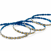Promo Panas DC12V 120 LED SMD2835 Kualitas Tinggi 6.5MM 12W/M Zigzag Fleksibel Bentuk Z LED Strip