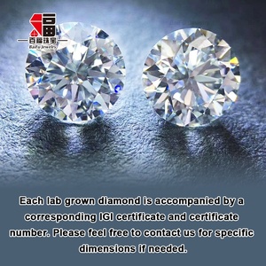 Bijoux Baifu, certificat IGI, <span class=keywords><strong>diamant</strong></span> cultivé en laboratoire HPHT CVD, couleur D, pureté VVS VS, <span class=keywords><strong>diamant</strong></span> non monté - Product Image 5