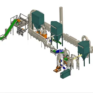 Werkseitige kunden spezifische gebrauchte Lithium-Ionen-Batterie-Recycling-Maschine Autobatterie-Recycling anlage