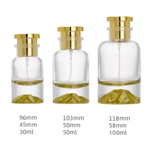 New Design Perfume Packaging Custom Unique 100Ml Travel Perfume Spray Bottle