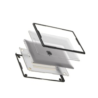 Ensemble étui rigide en caoutchouc pour ordinateur portable 13 pouces résistant aux empreintes digitales pour MacBook 2022 Air M2 M3 13.6 pouces