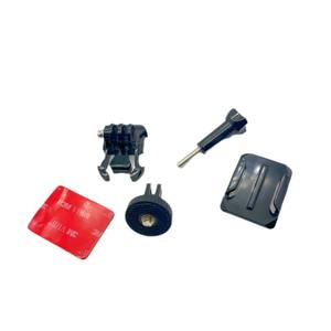 Adaptador de tornillo de 1/4 de pulgada para accesorios GoPro, rotación de 360 grados, soporte flexible de liberación rápida para casco de motocicleta, aluminio - Product Image 3