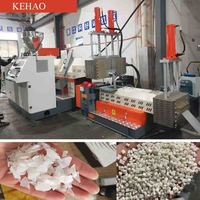 Machine pour fabrication de granulés, en plastique Hdpe, 300kg/hr, également pour la production de granulés