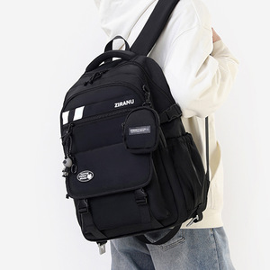 Ziranu Student <b>Backpack</b> 18 In <b>Large</b> Capacity Unisex For <b>School</b> Daily Use - Product Image 1