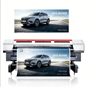 Nuova Stampante Eco-Solvente Semi-Automatica da 1.6m con 2 Testine I3200 per Stampa Roll-to-Roll di Banner e Car Wrapping - 1 Anno di Garanzia - Product Image 1