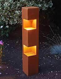 Luces Solares Personalizables para Caminos de Jardín, Lámpara de Acero Corten para Exteriores - Product Image 6