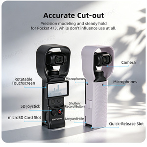 OSMO Pocket 4 Storage Case Mic Mini Edition Carrying Case Protective Bag Box for DJI Osmo Pocket 4 <strong>Gimbal</strong> <strong>Camera</strong> Accessories - Product Image 2