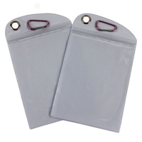 Sacs en PVC refermables à fermeture éclair, imprimés avec logo personnalisé, recyclables, résistants à l'humidité, pour bijoux, bagues, boucles d'oreilles, petits emballages