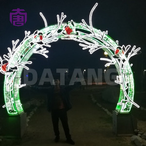 Outdoor LED Archway <b>Light</b> Waterproof Motif Decoration Christmas Tunnel Plaza Mall Walk Through Event Gate - Product Image 2