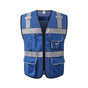 Chaleco de Seguridad Reflectante de Talla Grande, Nuevo, de Poliéster, de Secado Rápido - Product Image 1