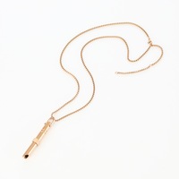 Collier respiratoire pour l'anxiété Souffle anti-anxiété en acier inoxydable pour femmes hommes bébé