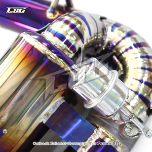 ระบบระบายไอเสียสำหรับ6.5L เฟอร์รารี <span class=keywords><strong>V12</strong></span> 2017-2021 + วาล์ว<span class=keywords><strong>812</strong></span> <span class=keywords><strong>812</strong></span>ท่อไอเสียกีฬาเทอร์โบ - Product Image 4