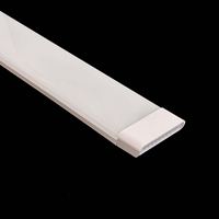 Kit de boîtiers métalliques professionnels pour barres lumineuses linéaires incurvées de 100 mm avec capuchons d'extrémité pour éclairage LED de purification, idéal pour les couvercles de luminaires de salle blanche
