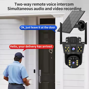 Солнечная камера Sunivision 4G 6MP для наружного видеонаблюдения с двумя объективами, солнечной панелью и функцией отслеживания движения - Product Image 6