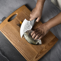 5 pouces 5CR15MOV acier inoxydable forgé à la main cuisine Filet de pêche couteau à viande couteau à poisson de boucher