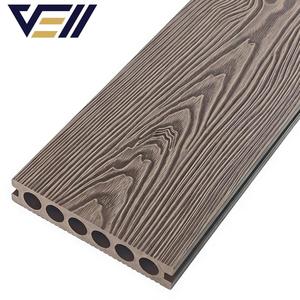 Planches de terrasse en composite WPC durables pour l'extérieur VELL Factory, revêtement de sol BPC écologique, vente chaude, dalles WPC économiques - Product Image 1