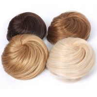 Pezzo all'ingrosso dei capelli della parrucca del panino dei capelli del Chignon della cupola di estensione dei capelli della fibra sintetica