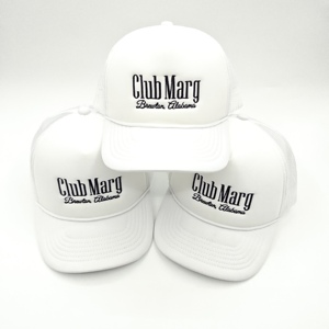 Gorra trucker de espuma estilo OTTO de alta calidad con logotipo bordado personalizado OEM, MOQ bajo, 5 paneles, parte trasera de malla, cierre snapback para hombre - Product Image 2