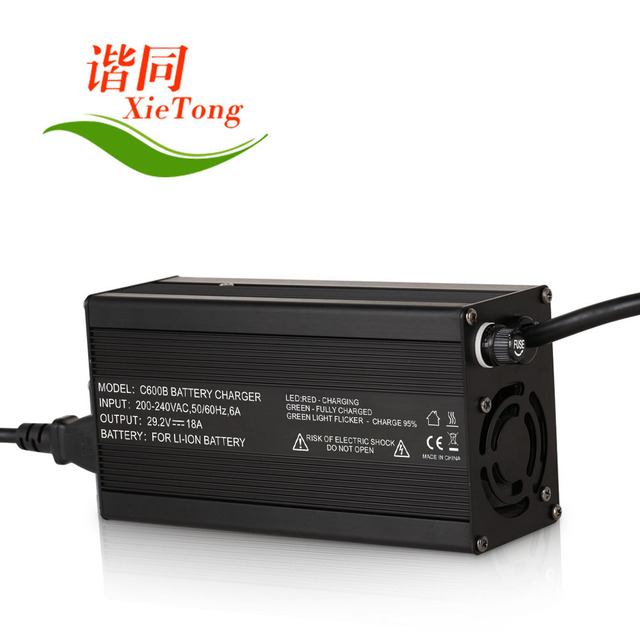 Electric Scooter E-bike Fast Charger C600M 60V6A/84V5A Lithium Ion LiFePO4 Smart OVP Aluminum Battery Charger