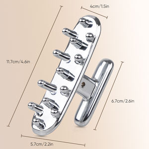 Gus <span class=keywords><strong>Shua</strong></span> en acier inoxydable grattage outil de massage masseur de cuir chevelu avec boule de glace froide masseur de visage et de corps - Product Image 6