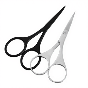 Ciseaux de beauté multifonctionnels de haute qualité pour poils du nez et sourcils, à pointes affûtées en acier inoxydable, avec tête en plastique durable - Product Image 4