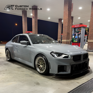 Rines Forjados Personalizados con Bloqueo Central 18x9 17x8.5 5x130 Diseño de Malla Dorada Brillante Estilo <span class=keywords><strong>Motorsport</strong></span> para Porsche 911 GT3 - Product Image 4