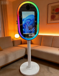 Prix Usine – Cabine Photo Miroir Magique Tactile 21,5 Pouces avec Appareil Photo et <span class=keywords><strong>Imprimante</strong></span> Optionnelles – Miroir Selfie pour Mariages et Événements - Product Image 4