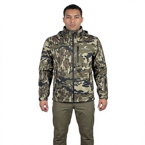Chaqueta Softshell Unisex BLACKTHORN WORLD, Sólida, de Manga Larga, Impermeable, Transpirable, para Caza de Invierno y Actividades al Aire Libre, 100% Poliéster - Product Image 1