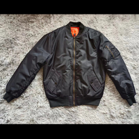 MA1 Flight Jacket par Call Dradon Veste d'hiver en toile camouflage pour homme Style Hip Hop Design sans col