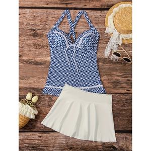 Traje de Baño Deportivo de Una Pieza con Cuello en V y Logotipo Personalizado, Talla Grande, Bikini de Malla, Ropa de Playa para Mujer - Product Image 6