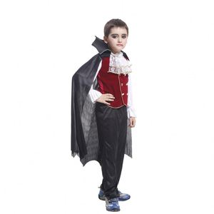 Disfraz de Vampiro Gótico de Lujo para Niños, Juego de Disfraces para Jugar a Roles y Cosplay, Recuerdos para Fiestas de Halloween 4ourcostumes - Product Image 5