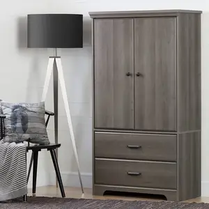 Vente directe d'usine meubles de chambre gris petite garde-robe organisateur de vêtements armoires de chambre