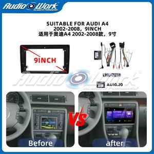 <span class=keywords><strong>Prix</strong></span> d'usine, lecteur DVD de voiture avec écran de 9 pouces pour <span class=keywords><strong>Audi</strong></span> A4 2002 2003 2004 2005 <span class=keywords><strong>2006</strong></span> 2007 2008, système Android - Product Image 2