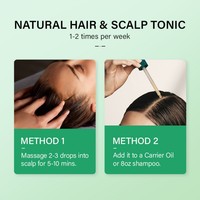Sérum Réparateur Naturel et Biologique au Romarin Contre la Chute des Cheveux, Traitement Stimulant la Croissance Capillaire, Huile Essentielle pour Cheveux